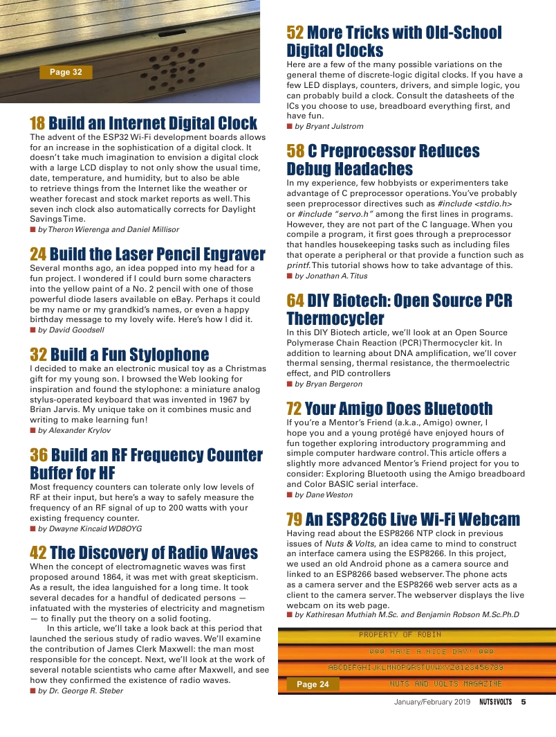 Nuts and Volts 2019-01